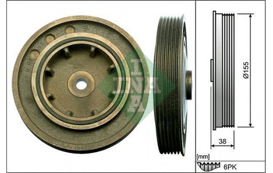 Belt Pulley, crankshaft