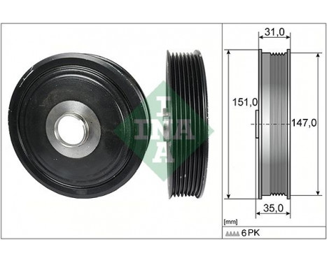 Belt Pulley, crankshaft