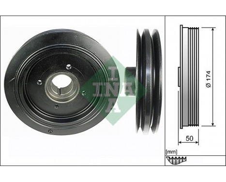 Belt Pulley, crankshaft