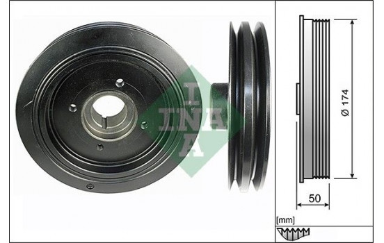 Belt Pulley, crankshaft