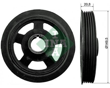 Belt Pulley, crankshaft