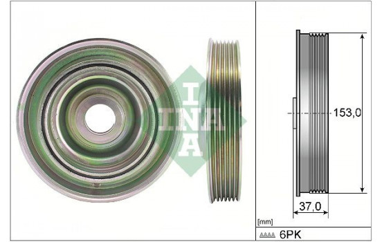 Belt Pulley, crankshaft