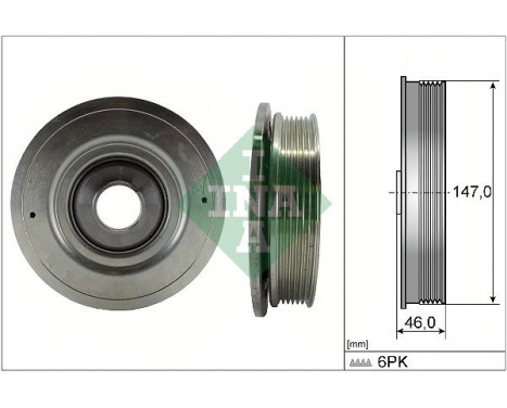 Belt Pulley, crankshaft