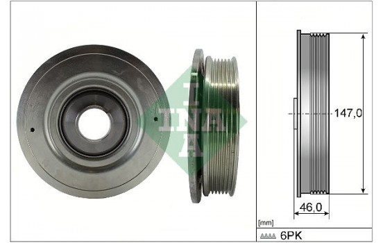 Belt Pulley, crankshaft