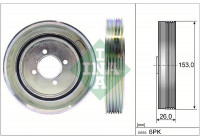 Belt Pulley, crankshaft