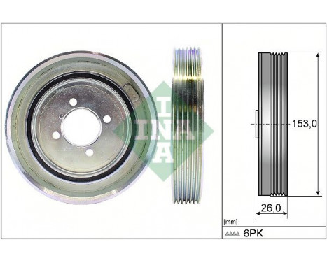 Belt Pulley, crankshaft