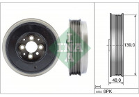 Belt Pulley, crankshaft