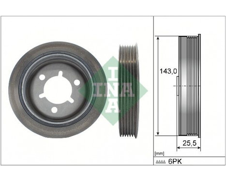 Belt Pulley, crankshaft