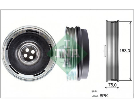 Belt Pulley, crankshaft