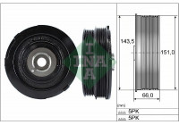 Belt Pulley, crankshaft