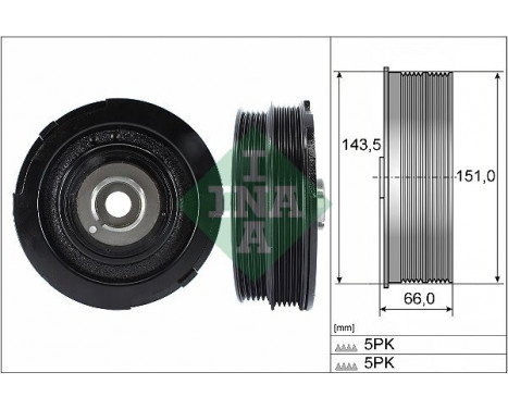 Belt Pulley, crankshaft