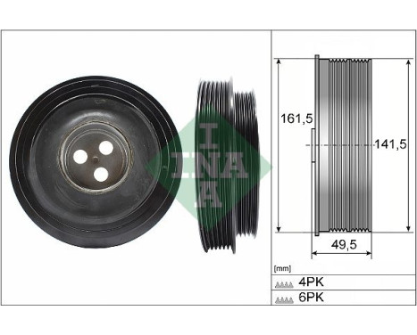 Belt Pulley, crankshaft