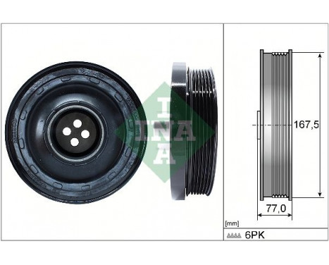 Belt Pulley, crankshaft