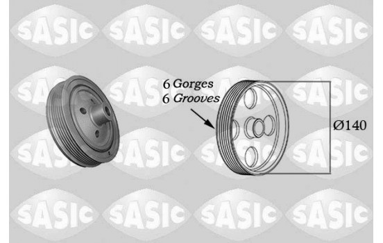 Belt Pulley, crankshaft