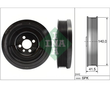 Belt Pulley, crankshaft