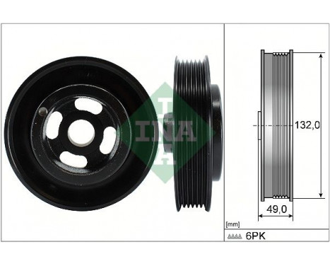 Belt Pulley, crankshaft