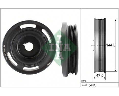 Belt Pulley, crankshaft