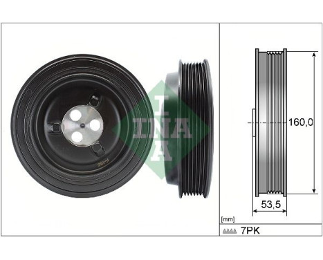 Belt Pulley, crankshaft