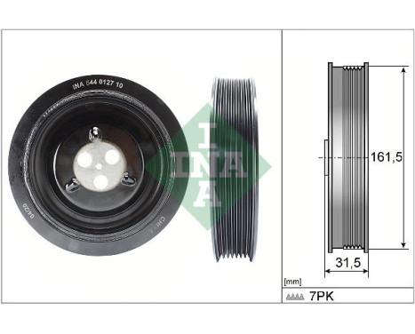 Belt Pulley, crankshaft
