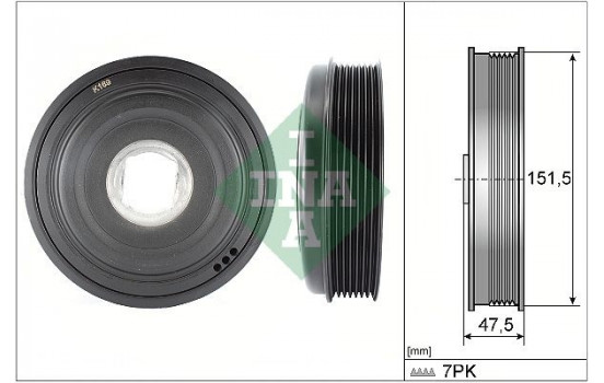 Belt Pulley, crankshaft