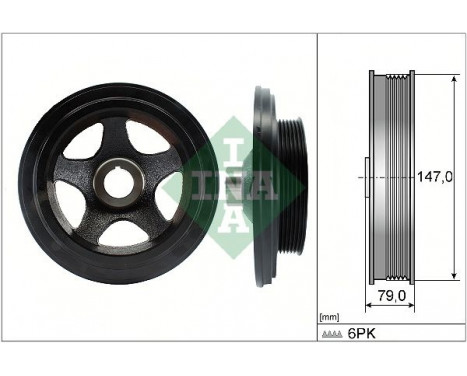 Belt Pulley, crankshaft