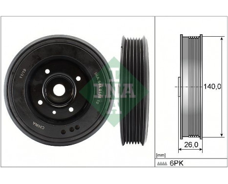 Belt Pulley, crankshaft