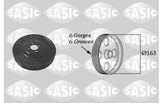 Belt Pulley, crankshaft