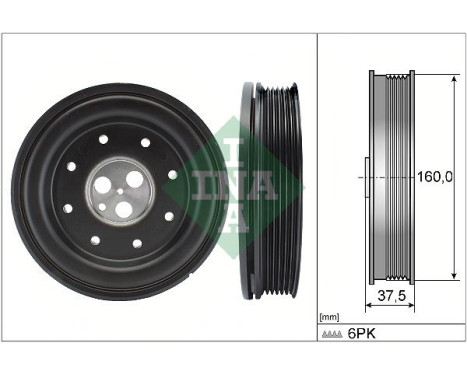 Belt Pulley, crankshaft