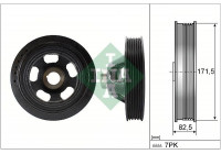 Belt Pulley, crankshaft