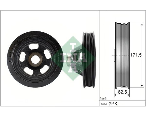Belt Pulley, crankshaft