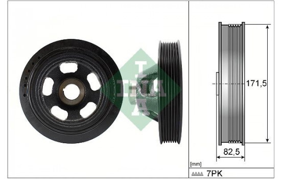 Belt Pulley, crankshaft