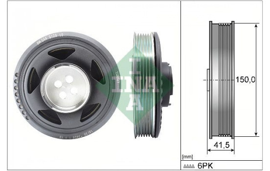 Belt Pulley, crankshaft