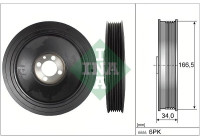 Belt pulley, crankshaft