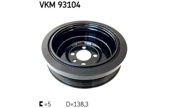 Belt Pulley, crankshaft, Image 2