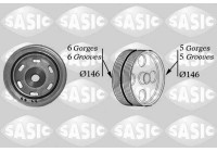 Belt pulley, crankshaft