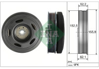 Belt pulley, crankshaft