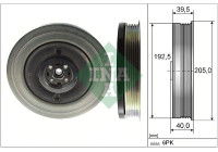 Belt pulley, crankshaft