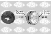Belt pulley, crankshaft