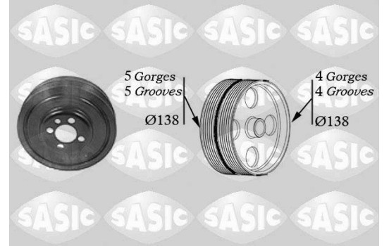 Belt pulley, crankshaft