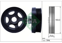 Belt pulley, crankshaft