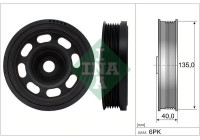 Belt pulley, crankshaft