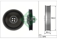 Belt pulley, crankshaft