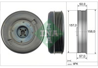 Belt pulley, crankshaft