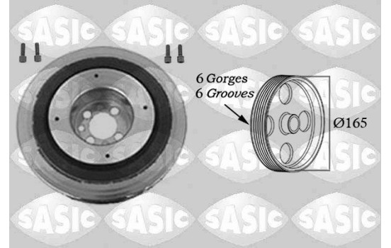 Belt pulley, crankshaft