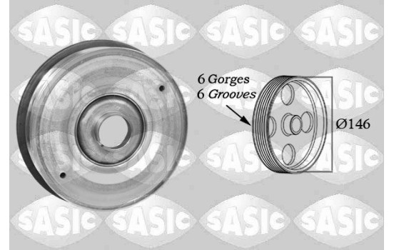 Belt Pulley, crankshaft, Image 2
