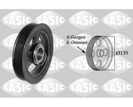 Belt Pulley, crankshaft, Image 2