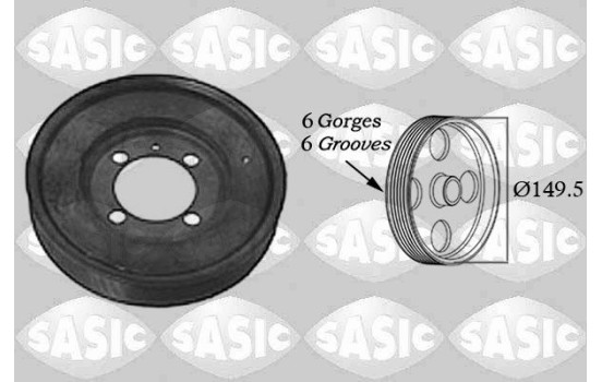 Belt Pulley, crankshaft