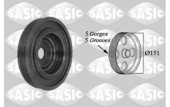 Belt Pulley, crankshaft
