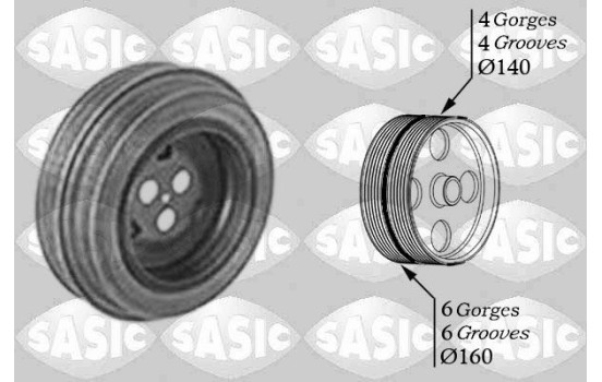 Belt Pulley, crankshaft