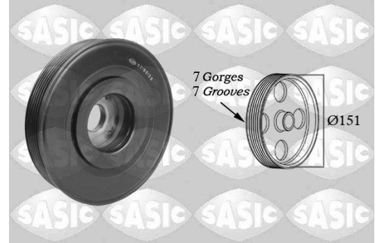 Belt Pulley, crankshaft